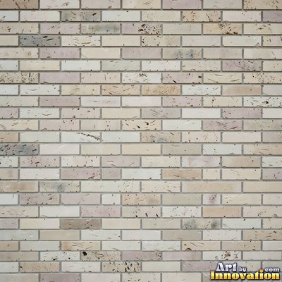 Weathered red brick wall with chipped corners and crumbling mortar, shot flat and evenly lit
