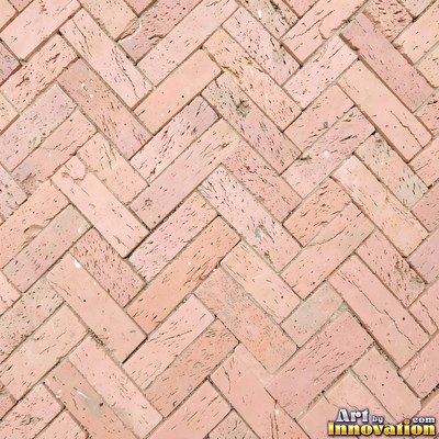Painted charcoal brick with the paint worn off the edges, a full frame wall texture