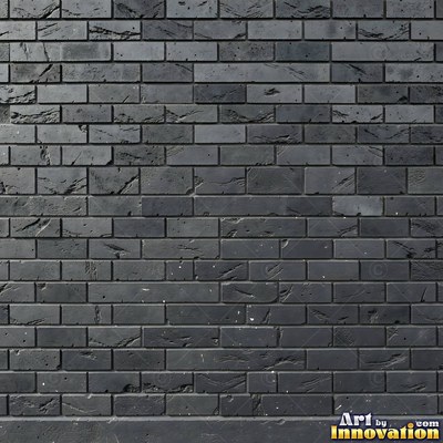 Weathered red brick wall with chipped corners and crumbling mortar, shot flat and evenly lit