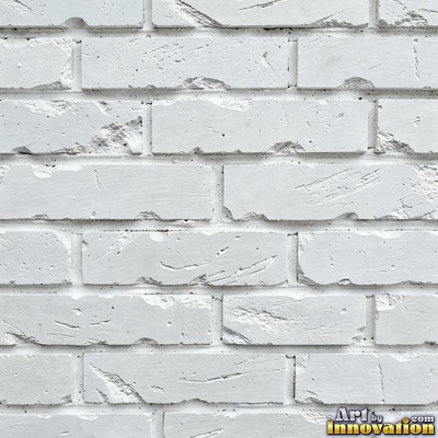 Salmon pink brick laid in a neat stack bond grid, soft even light across the wall