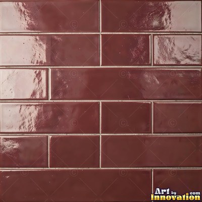 Old chipped yellow tiles with darkened grout lines filling the frame