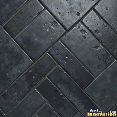 Matte sage green terracotta tiles with soft worn edges under even daylight