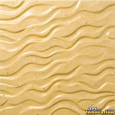 Matte sage green terracotta tiles with soft worn edges under even daylight