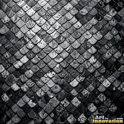 Charcoal glazed rectangular tiles laid in a herringbone pattern, flat front view