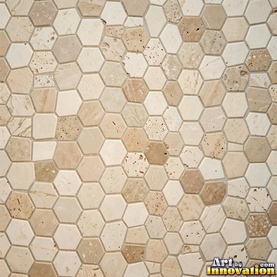 Charcoal glazed rectangular tiles laid in a herringbone pattern, flat front view