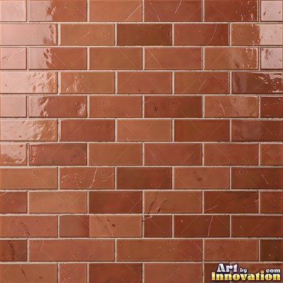 Old chipped yellow tiles with darkened grout lines filling the frame