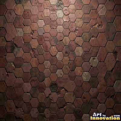 Charcoal glazed rectangular tiles laid in a herringbone pattern, flat front view