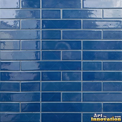 Old chipped yellow tiles with darkened grout lines filling the frame