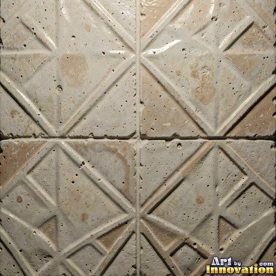Matte sage green terracotta tiles with soft worn edges under even daylight