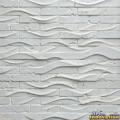 Charcoal glazed rectangular tiles laid in a herringbone pattern, flat front view