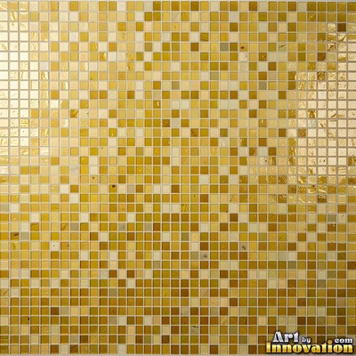 Sage green penny round mosaic tiles packed edge to edge