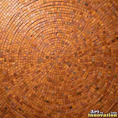 Moorish star pattern mosaic in emerald green glaze, a full frame tile texture