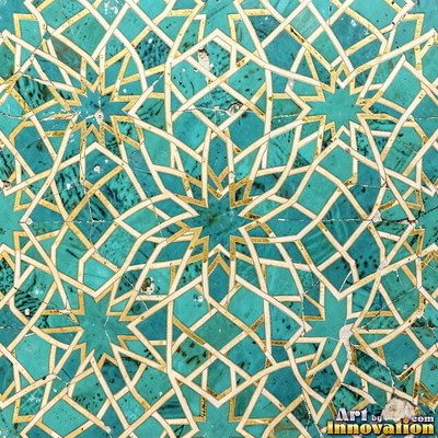 Sage green penny round mosaic tiles packed edge to edge