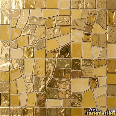 Sage green penny round mosaic tiles packed edge to edge