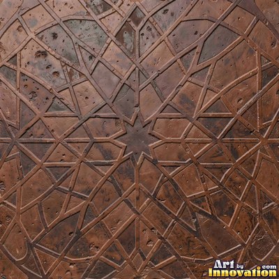 Sage green penny round mosaic tiles packed edge to edge