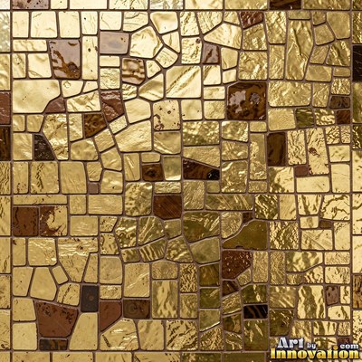 Moorish star pattern mosaic in emerald green glaze, a full frame tile texture