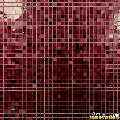 Moorish star pattern mosaic in emerald green glaze, a full frame tile texture