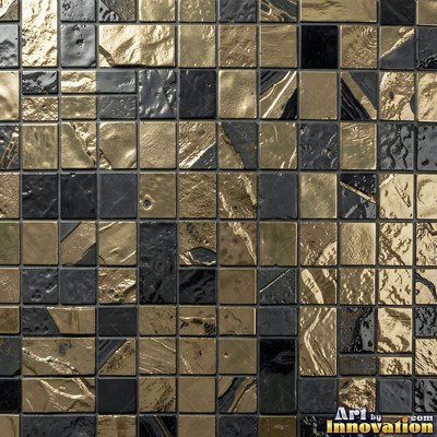Sage green penny round mosaic tiles packed edge to edge