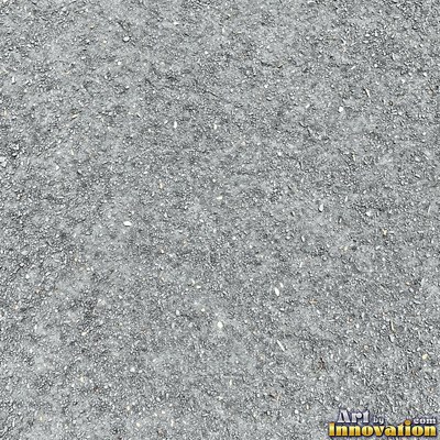 Fresh light gray asphalt with fine gravel texture, flat overhead view