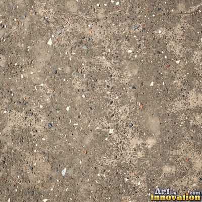 Fresh light gray asphalt with fine gravel texture, flat overhead view