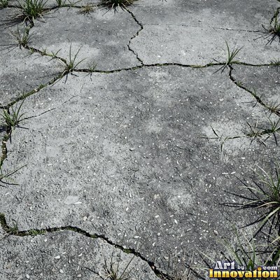 Fresh light gray asphalt with fine gravel texture, flat overhead view