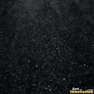 Wet asphalt glistening with small puddles in a greenish gray tone
