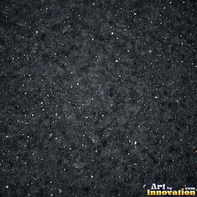 Fresh light gray asphalt with fine gravel texture, flat overhead view