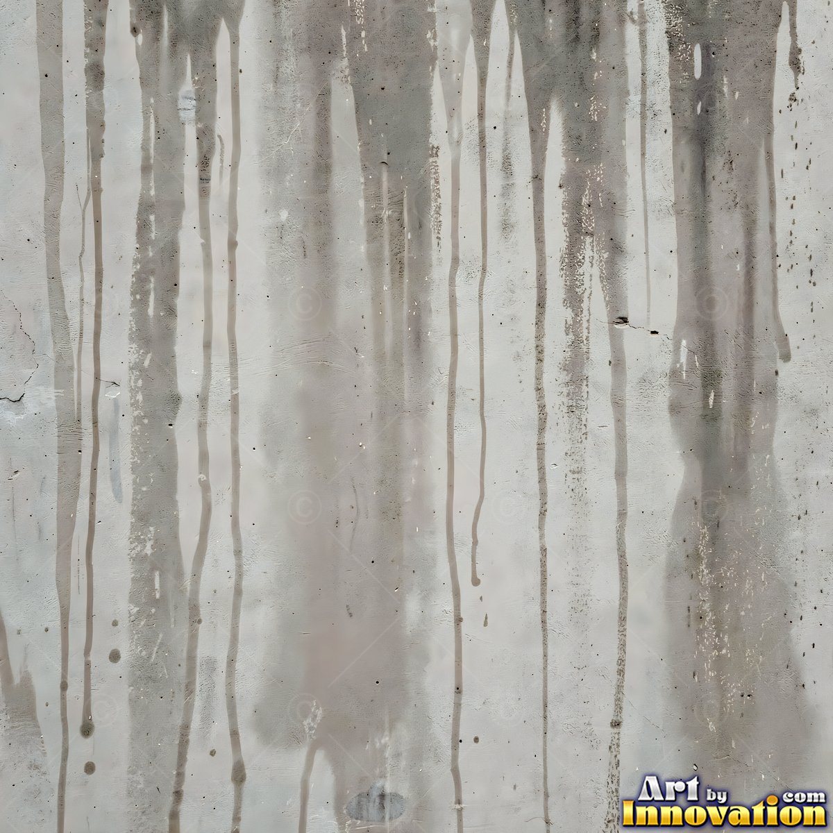 Old blue gray wall built up in layers of patched plaster and paint