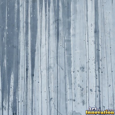 Grungy beige wall splattered with old paint drips, shot flat and even