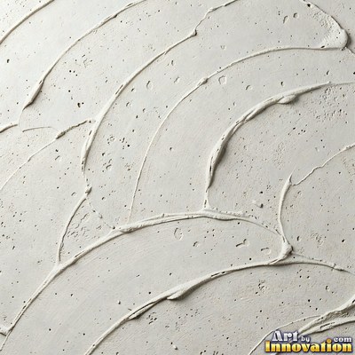 Rough sand textured stucco in warm beige under even front light