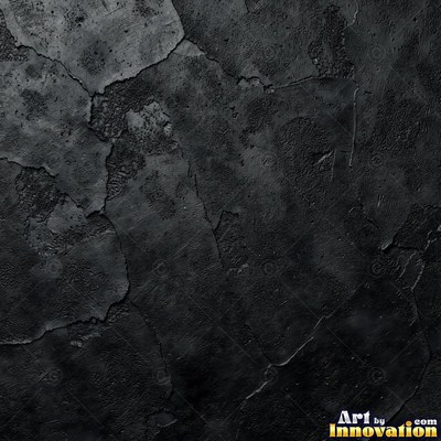 Swirled plaster ceiling pattern of overlapping circles in cool gray