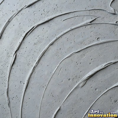 Cracked plaster with fine spidery lines in faded mint green paint