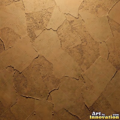 Rough sand textured stucco in warm beige under even front light