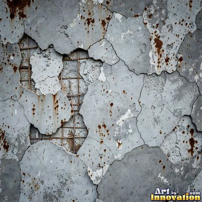 Rough sand textured stucco in warm beige under even front light
