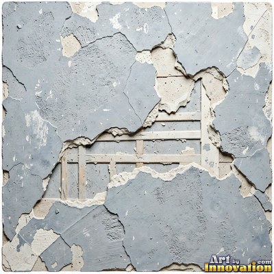 Tuscan style plaster in weathered cream with soft patches of tone