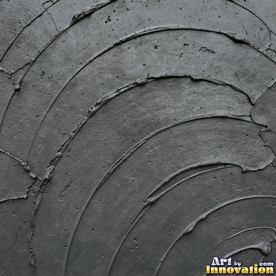 Rough sand textured stucco in warm beige under even front light