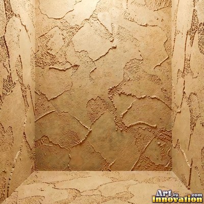 Tuscan style plaster in weathered cream with soft patches of tone