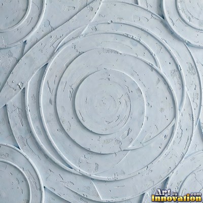 Rough sand textured stucco in warm beige under even front light
