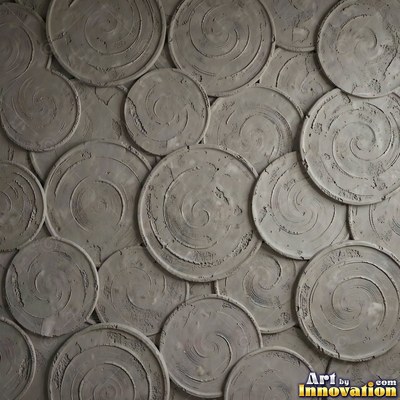 Tuscan style plaster in weathered cream with soft patches of tone