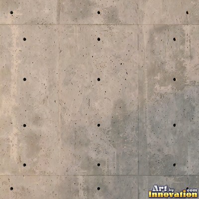 Poured concrete in pale off-white with soft cloudy color variation