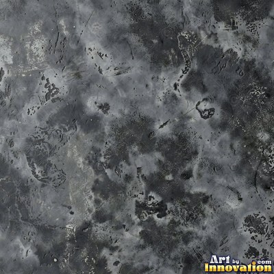 Acid washed concrete with mottled light and dark gray staining