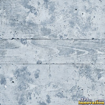 Poured concrete in pale off-white with soft cloudy color variation