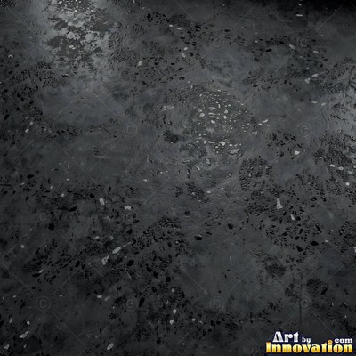 Acid washed concrete with mottled light and dark gray staining