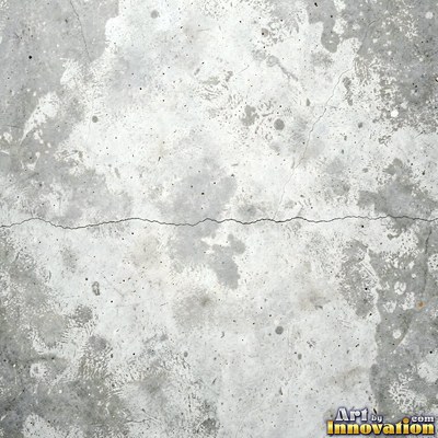 Poured concrete in pale off-white with soft cloudy color variation