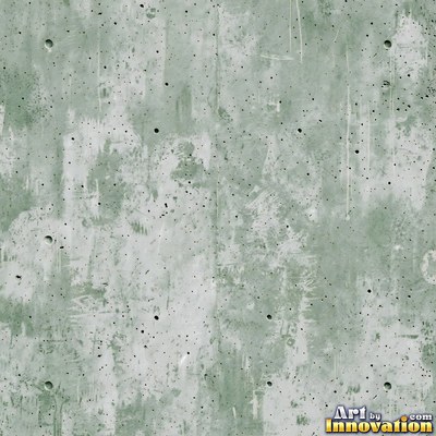 Acid washed concrete with mottled light and dark gray staining
