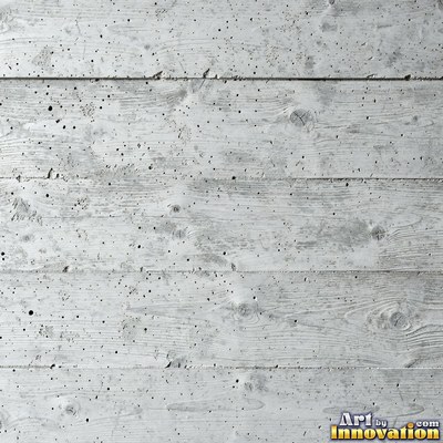 Acid washed concrete with mottled light and dark gray staining