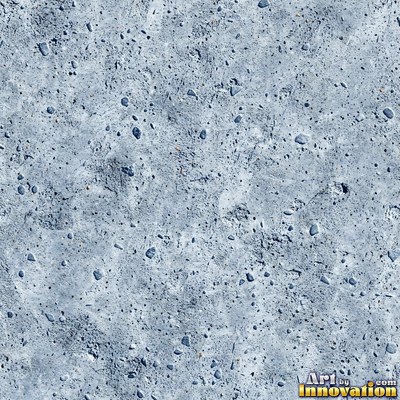 Acid washed concrete with mottled light and dark gray staining