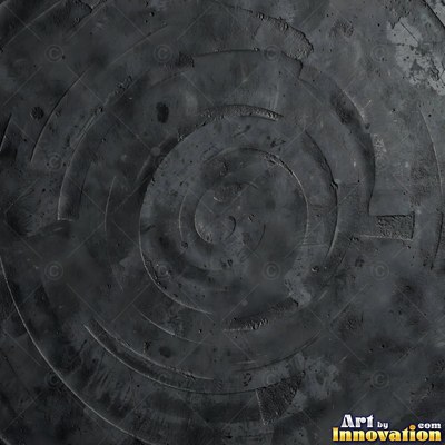 Poured concrete in pale off-white with soft cloudy color variation