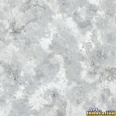 Acid washed concrete with mottled light and dark gray staining