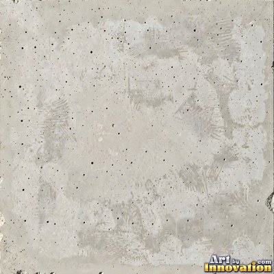 Poured concrete in pale off-white with soft cloudy color variation